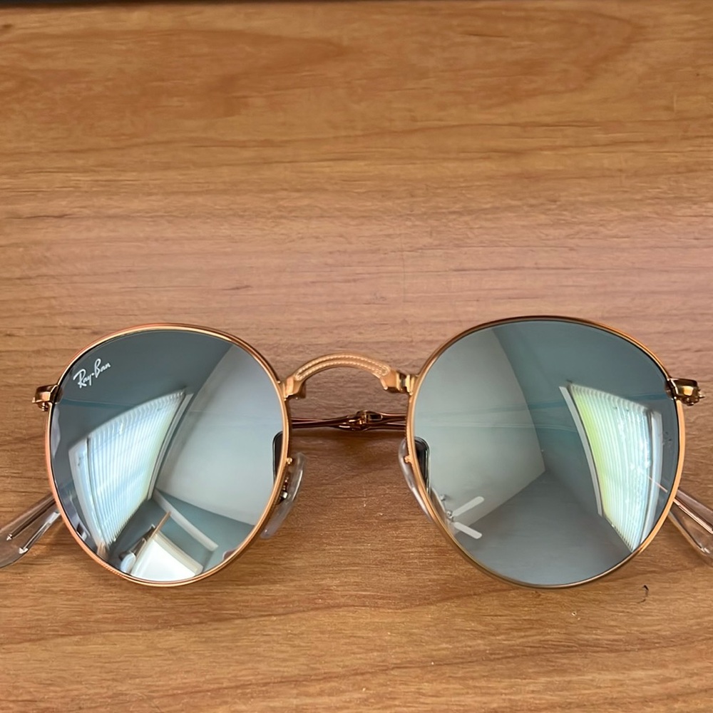 NWT Ray-Ban Round Metal Folding Glasses